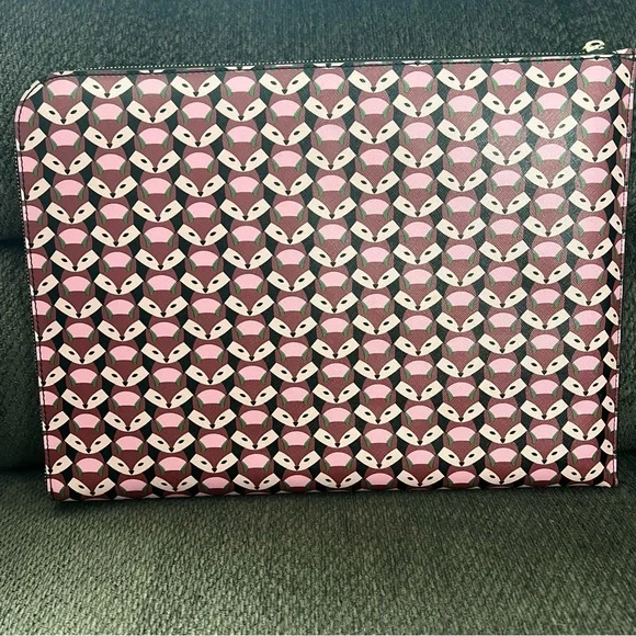 NWOT RARE Kate Spade Staci Geo Fox L-Zip Laptop Sleeve Case - Picture 3 of 9